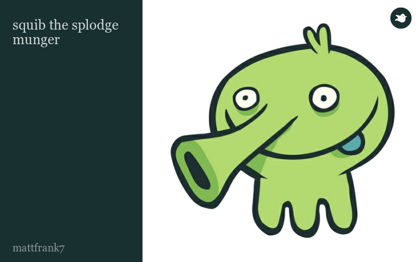 squib the splodge munger
