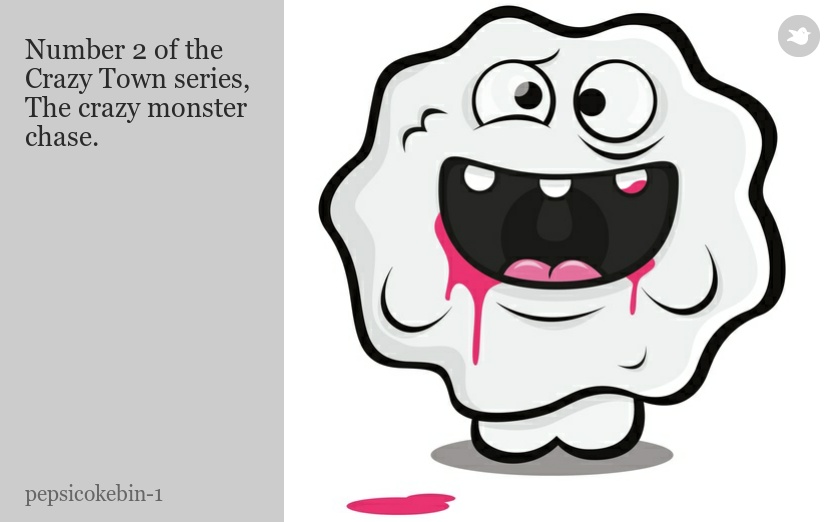 Number 2 of the Crazy Town series,
The crazy monster chase.