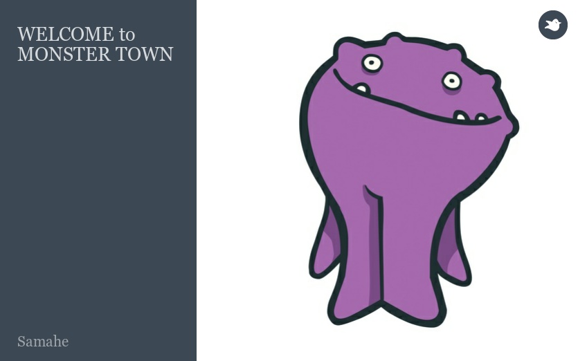 WELCOME to MONSTER TOWN