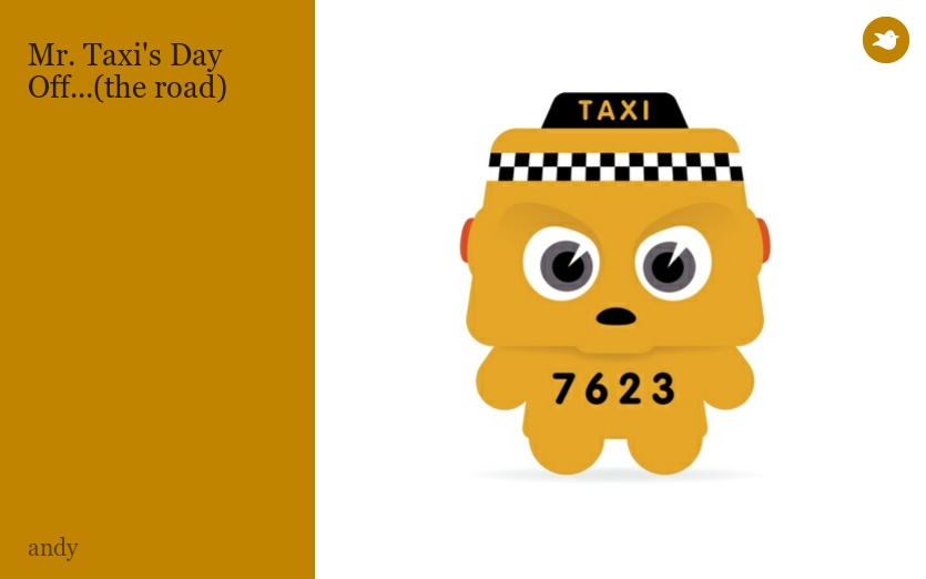 Mr. Taxi's Day Off...(the road)