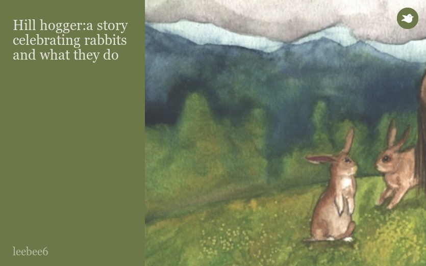 Hill hogger:a story celebrating rabbits and what they do