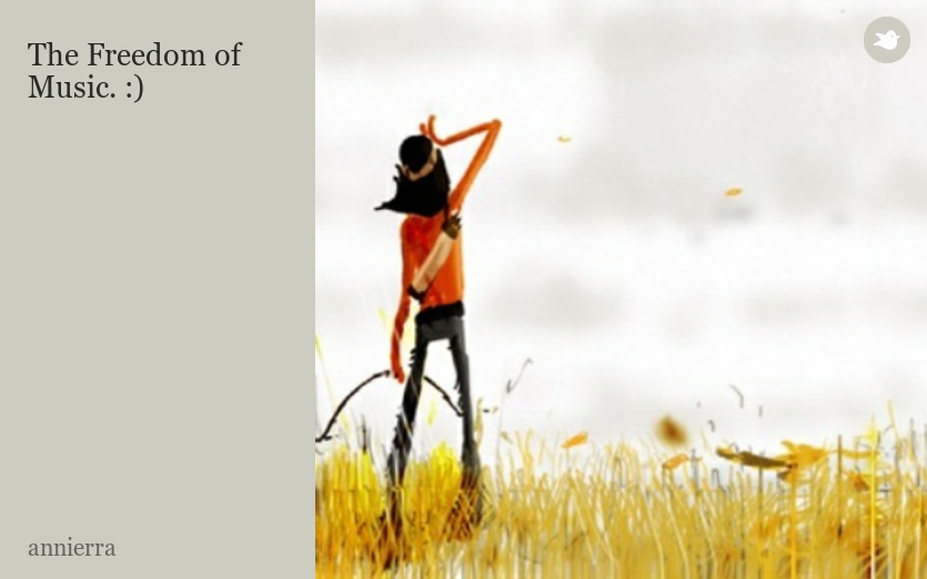 The Freedom of Music. :)