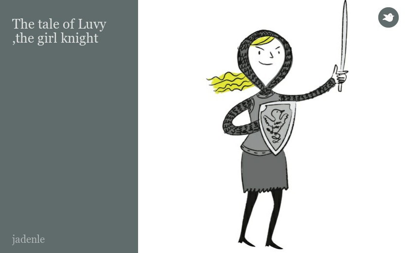 The tale of Luvy ,the girl knight