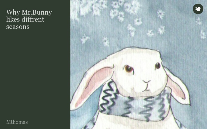 Why Mr.Bunny likes diffrent seasons
