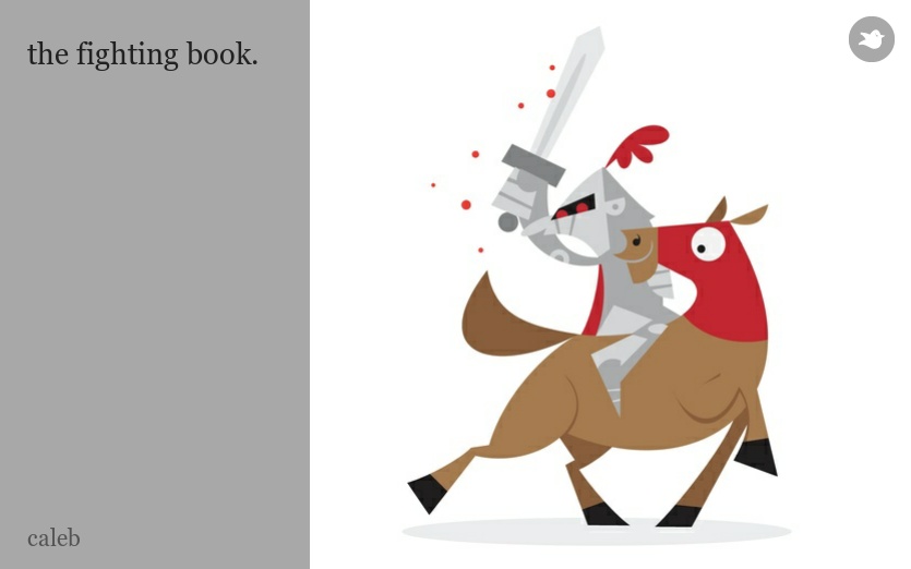 the fighting book.