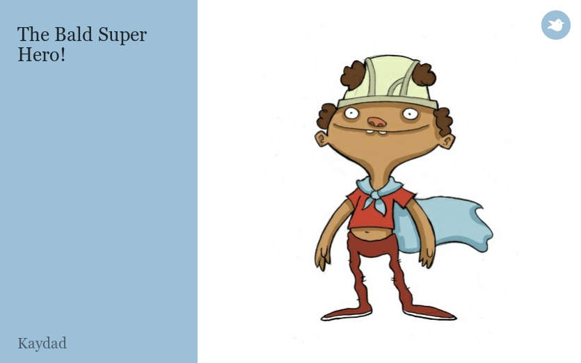 The Bald Super Hero!