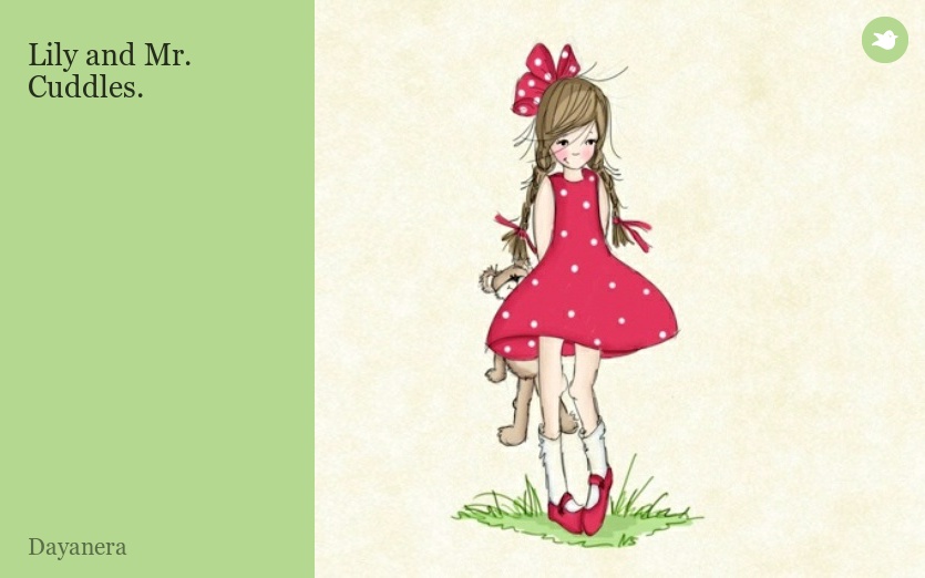 Lily and Mr. Cuddles.