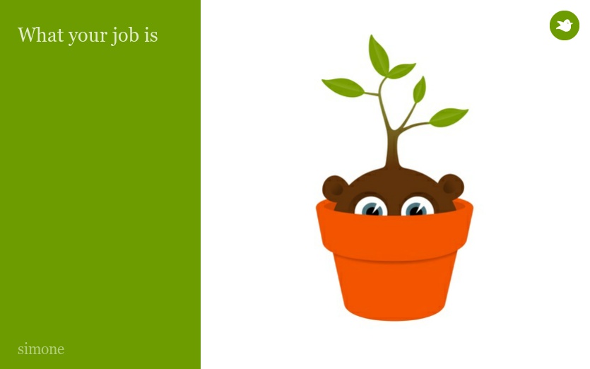 What your job is