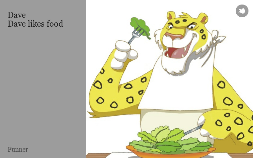 Dave
Dave likes food