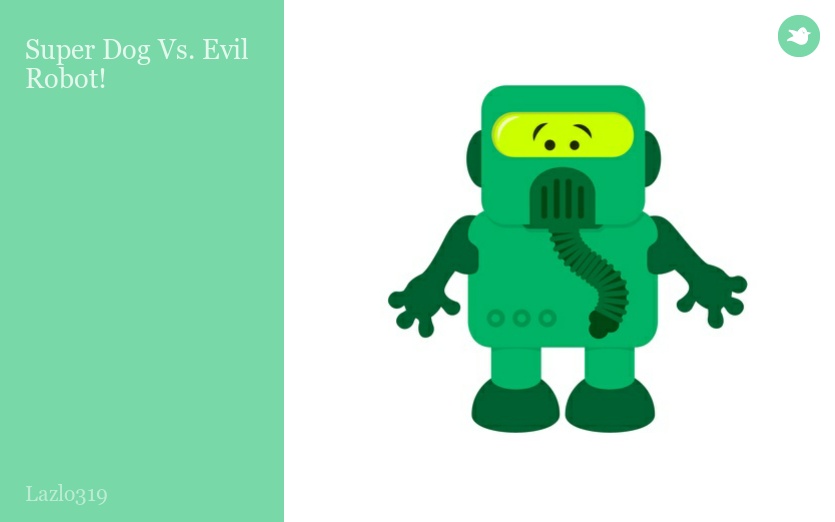 Super Dog Vs. Evil Robot!