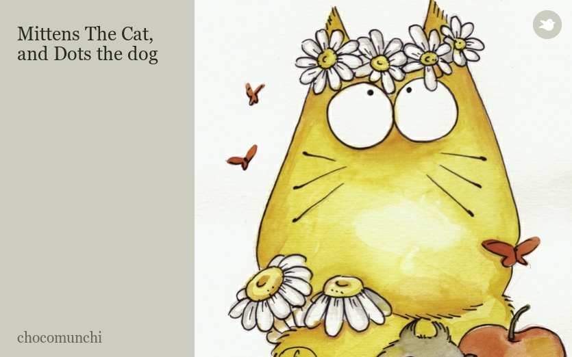 Mittens The Cat, and Dots the dog