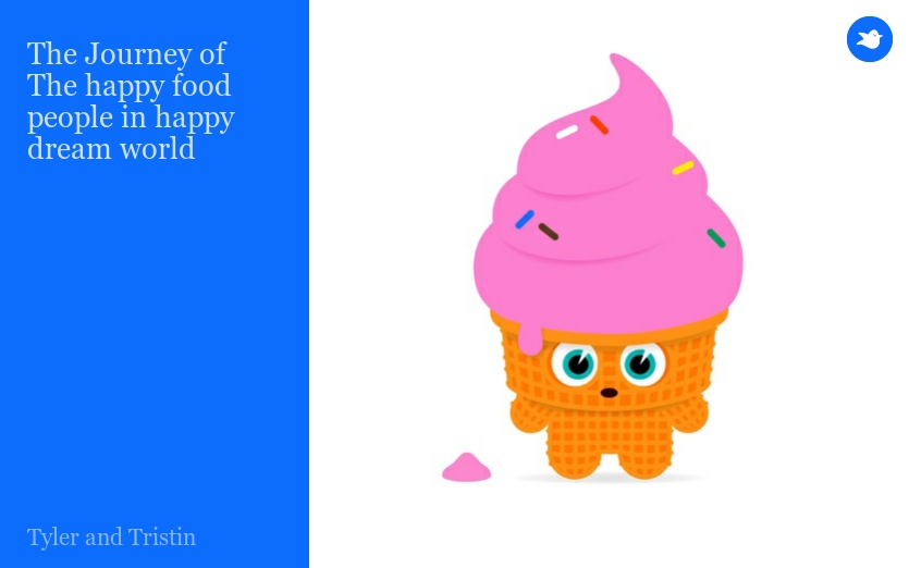The Journey of The happy food people in happy dream world