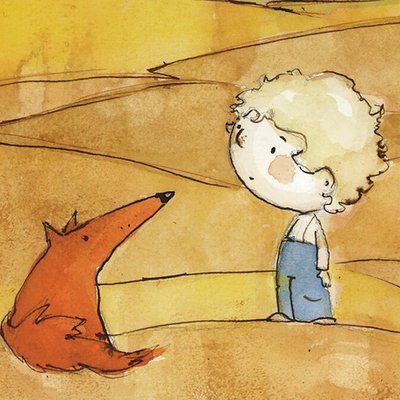 Boy and fox Boy and fox