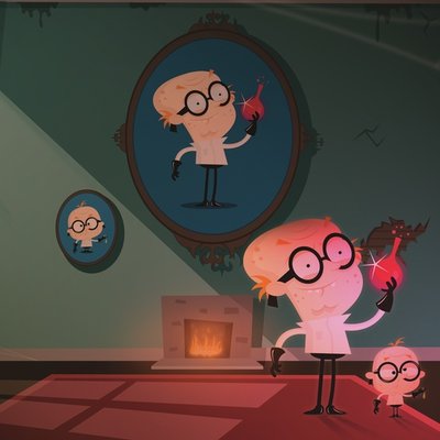 Scientist In Haunted House Scientist In Haunted House