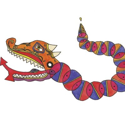 The bigheaded dragon The bigheaded dragon