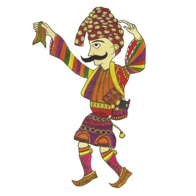 The colourful dancer The colourful dancer