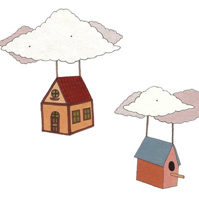 The flying houses The flying houses