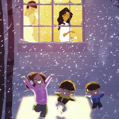 The snow! The snow!