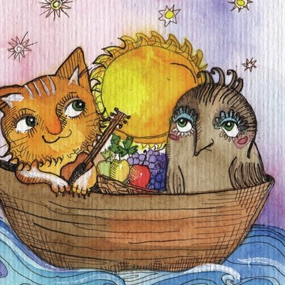 Cat and Owl Cat and Owl