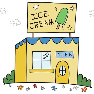 Ice Cream Shop Ice Cream Shop