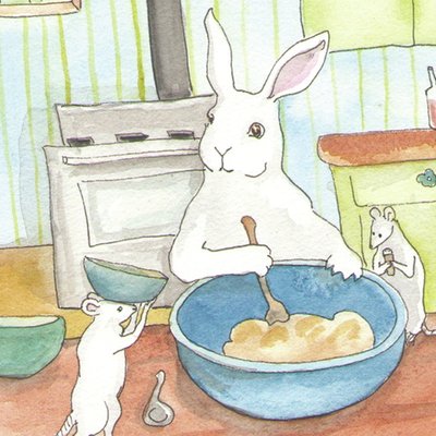 bunnies baking bunnies baking