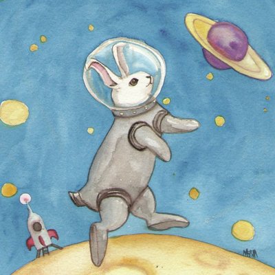 Bunny on the Moon Bunny on the Moon