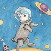 Bunny on the Moon Bunny on the Moon