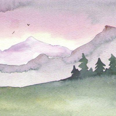 Mountain Sunset Mountain Sunset