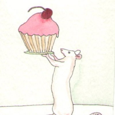 Rat with a Cupcake Rat with a Cupcake