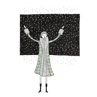 snowy night snowy night