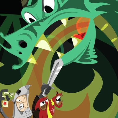Knight and Dragon Knight and Dragon