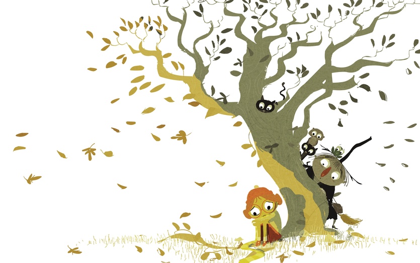 peeking by the tree by pascal campion on storybird
