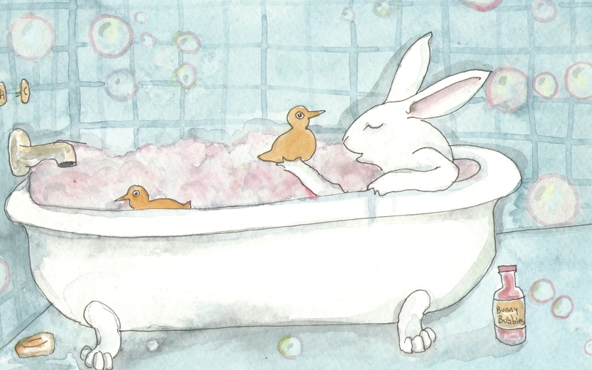 Bunny Bubbles by bluedogrose on Storybird