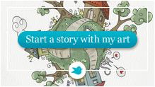Start a storybird with my art