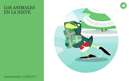 LOS ANIMALES EN LA NIEVE