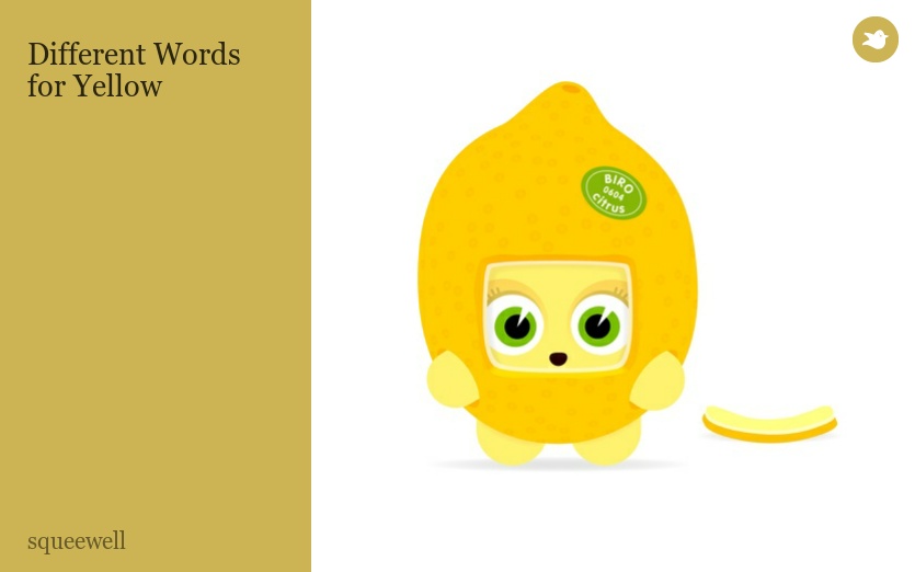 Different Words for Yellow by squeewell Storybird