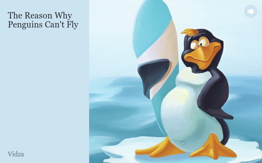 The Reason Why Penguins Can't Fly by Vidza - Storybird